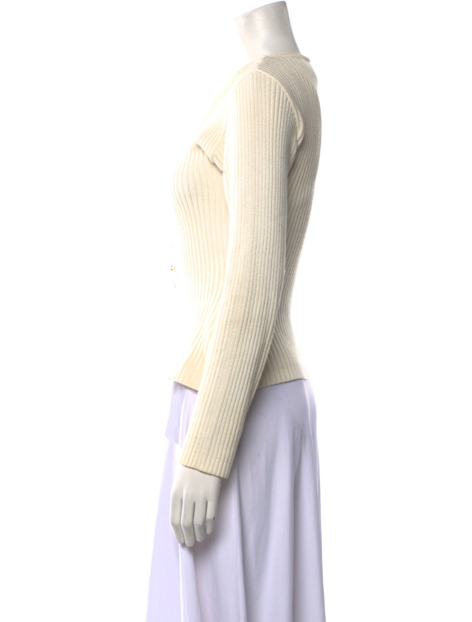 Musier Paris Plunge Neckline Sweater