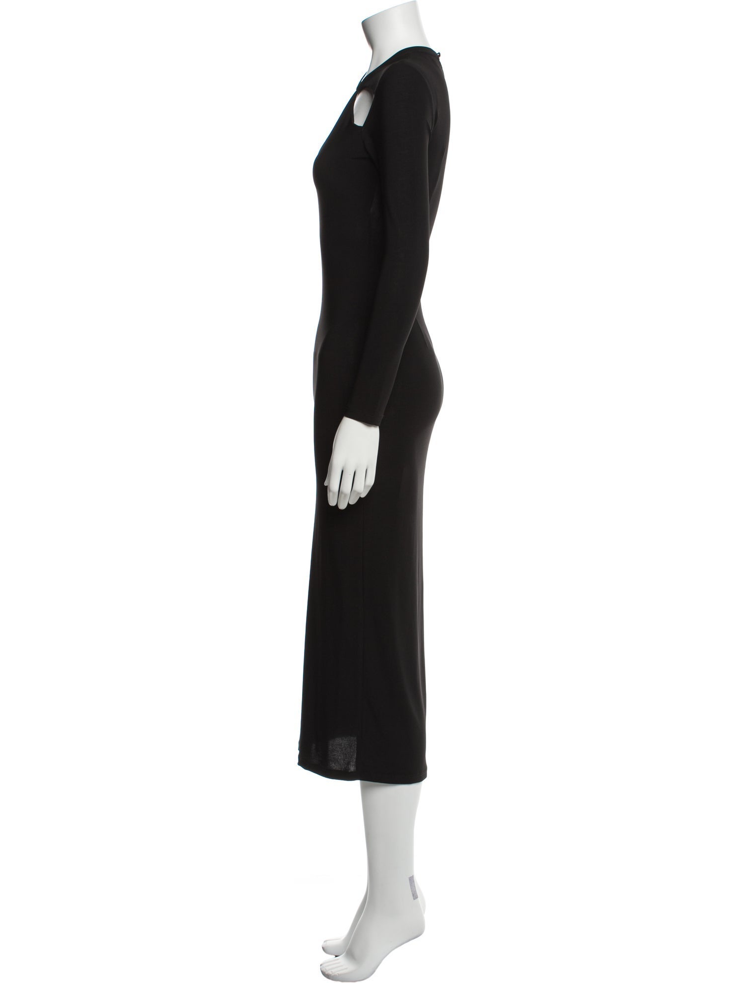 Musier Paris Cowl Neck Long Dress