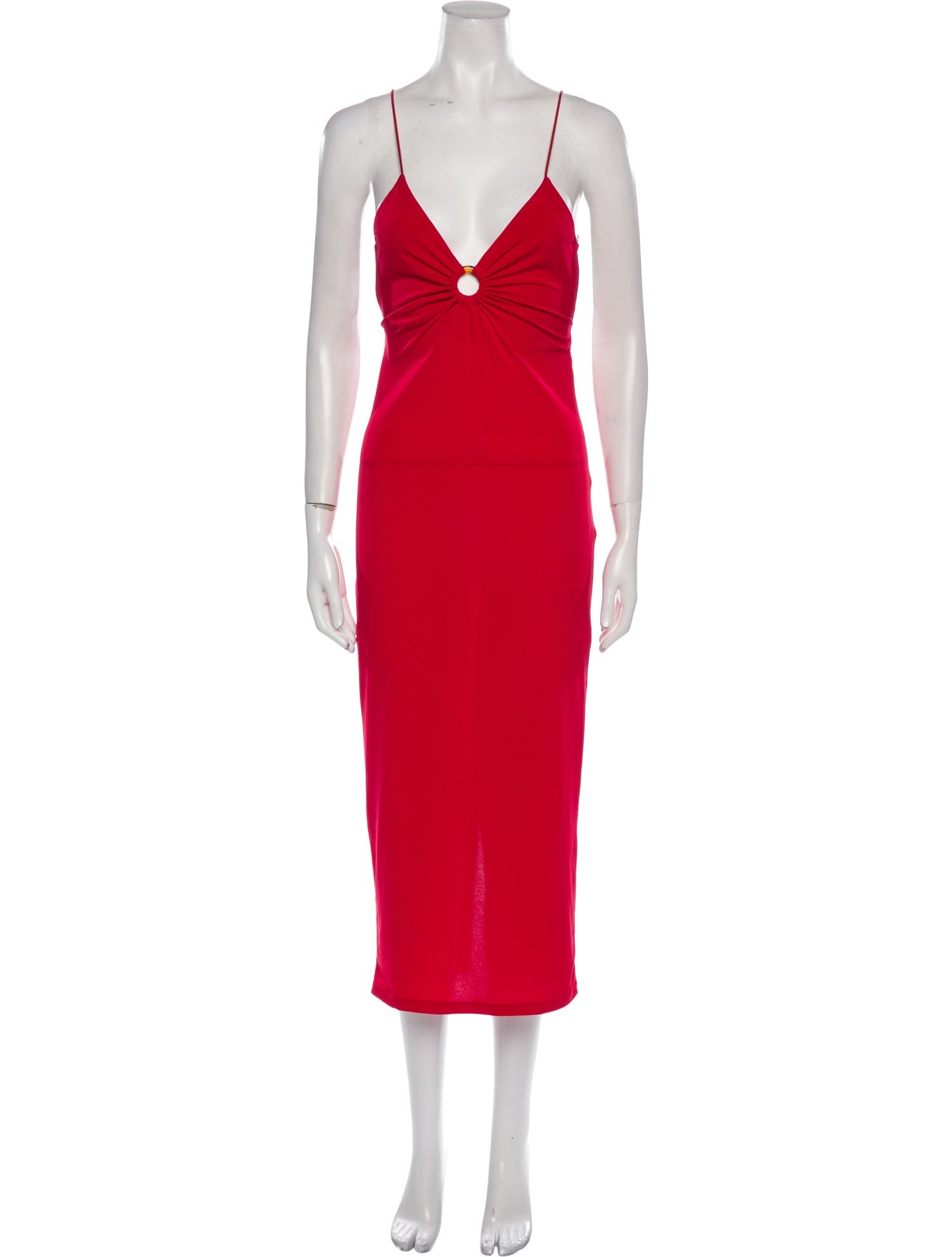 Musier Paris V-Neck Long Dress