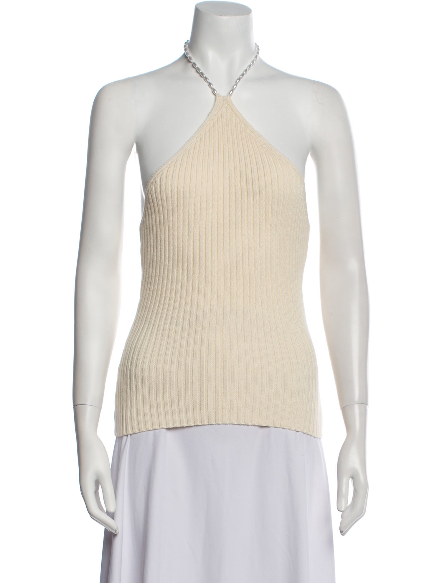 Musier Paris Halterneck Sleeveless Top