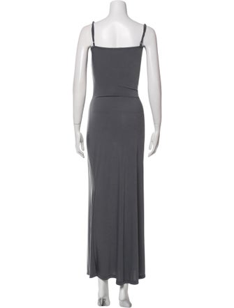 Musier Paris Scoop Neck Long Dress