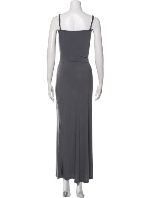 Musier Paris Scoop Neck Long Dress