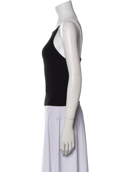 Musier Paris Square Neckline Sleeveless Top