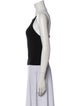 Musier Paris Square Neckline Sleeveless Top