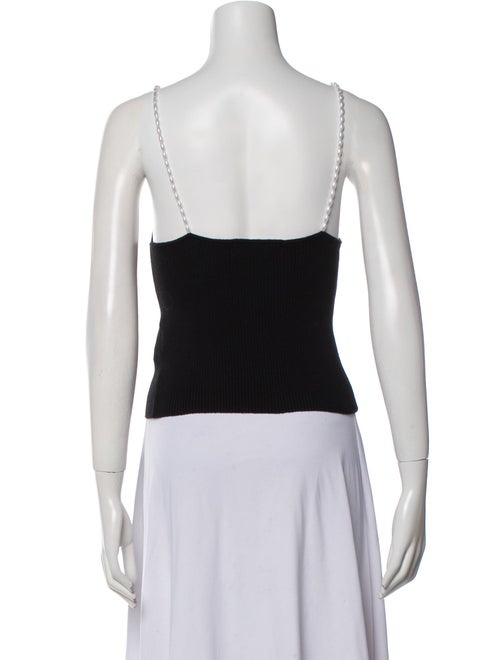 Musier Paris Square Neckline Sleeveless Top