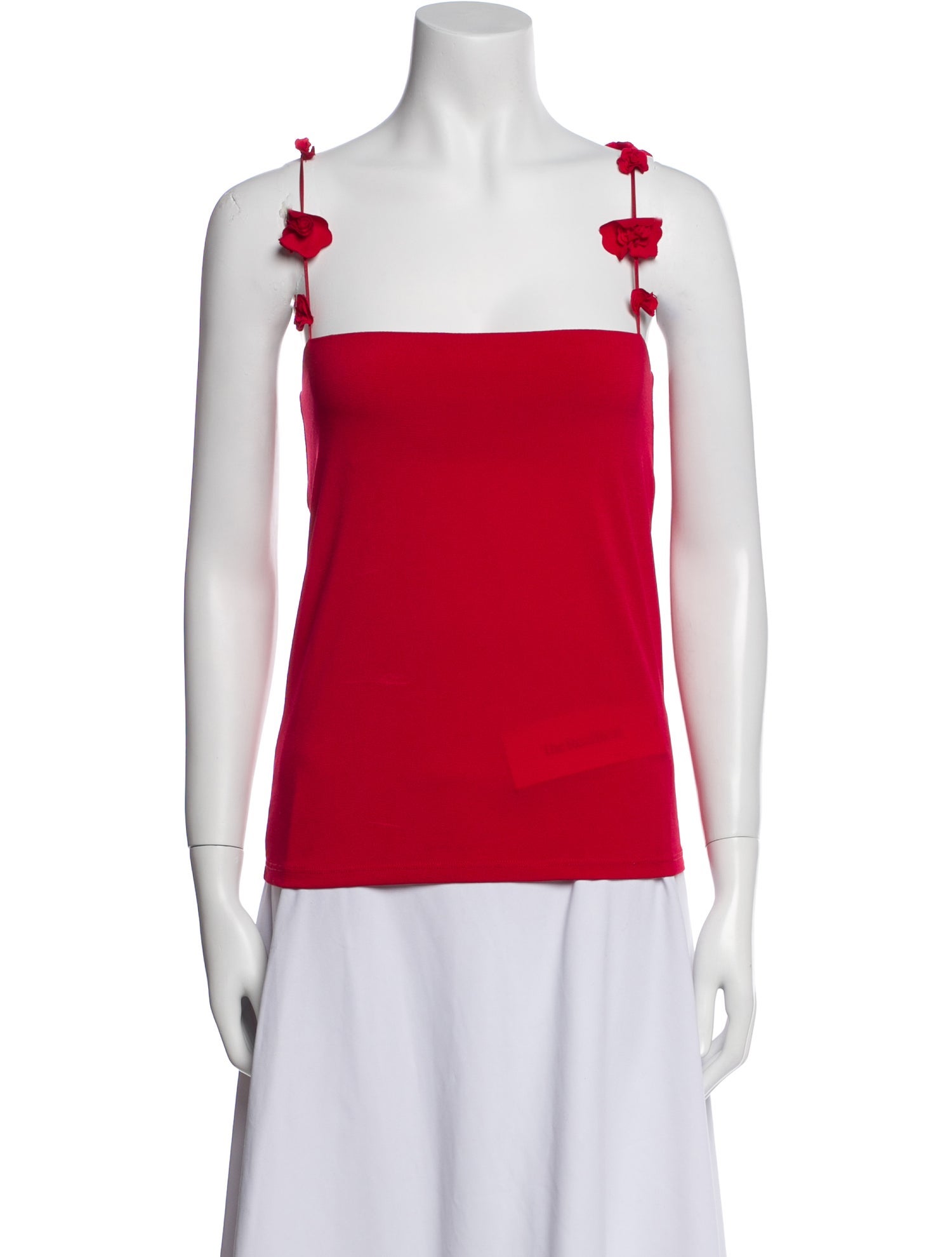 Musier Paris Square Neckline Sleeveless Top