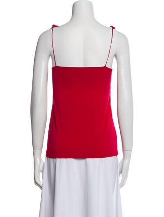 Musier Paris Square Neckline Sleeveless Top