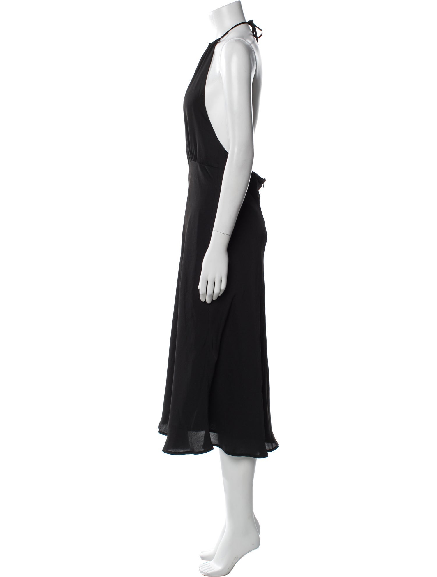 Musier Paris Halterneck Midi Length Dress