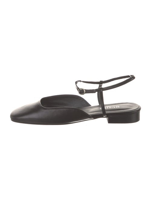 Musier Paris Leather Slingback Flats