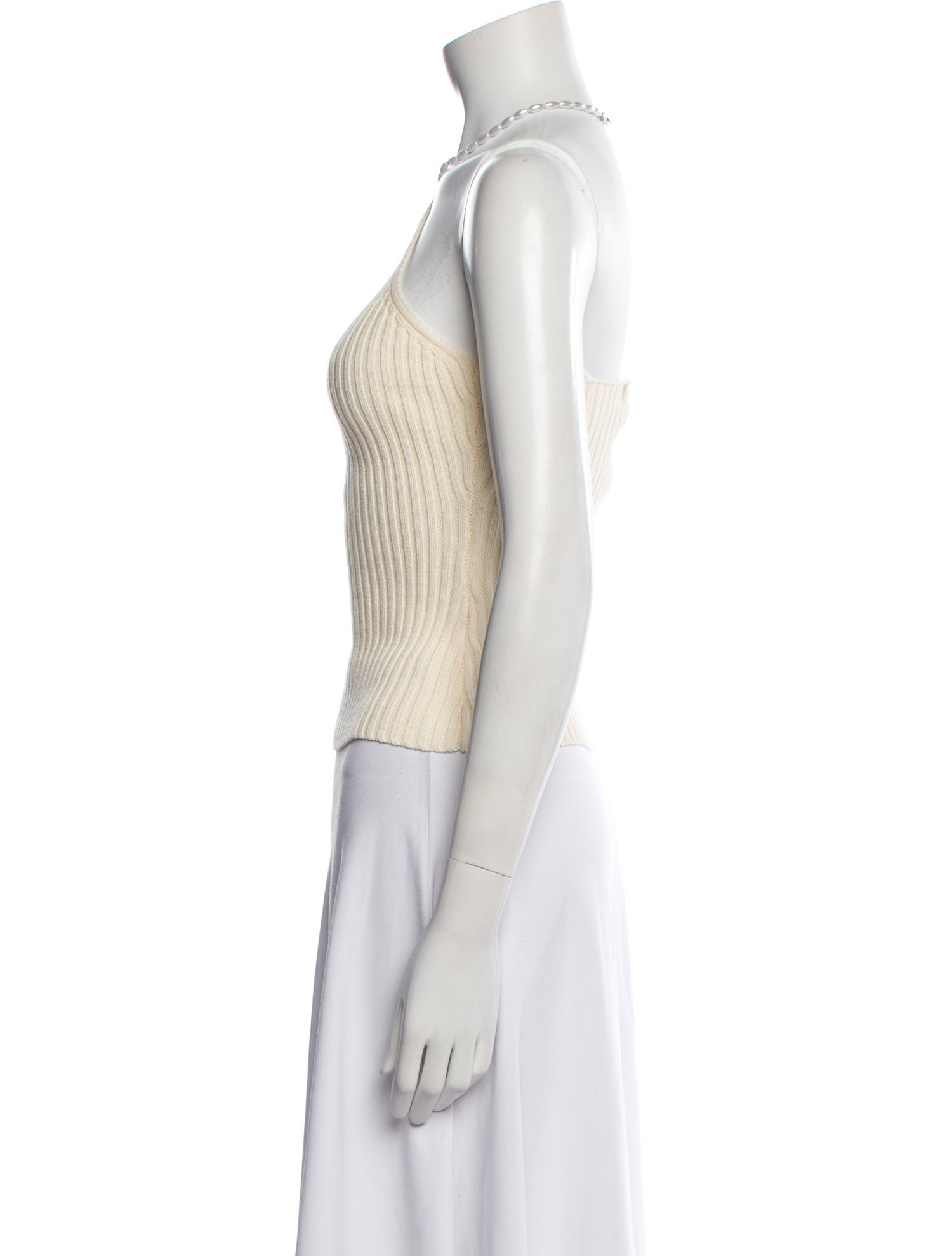 Musier Paris Halterneck Sleeveless Crop Top w/ Tags