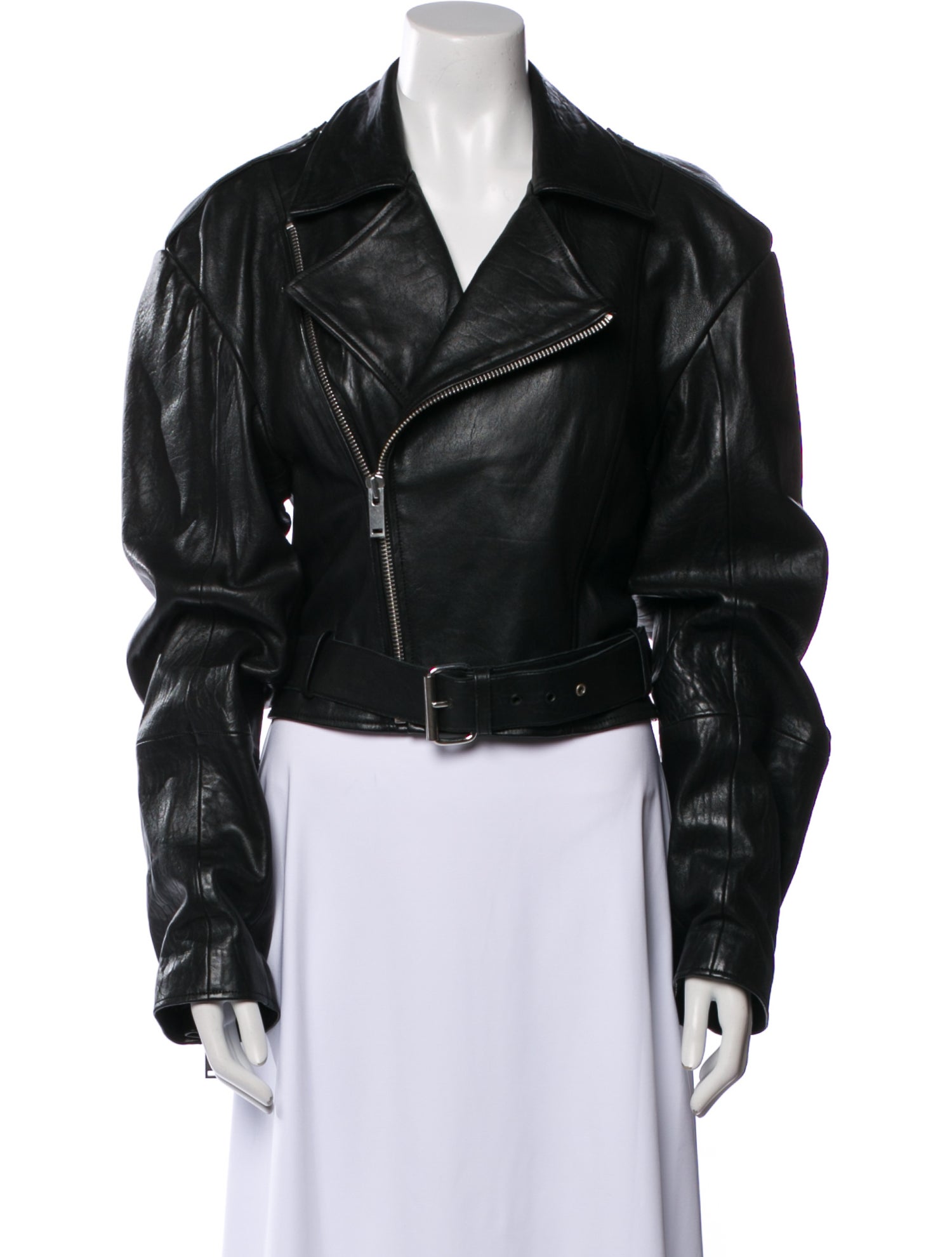 Musier Paris Lamb Leather Biker Jacket