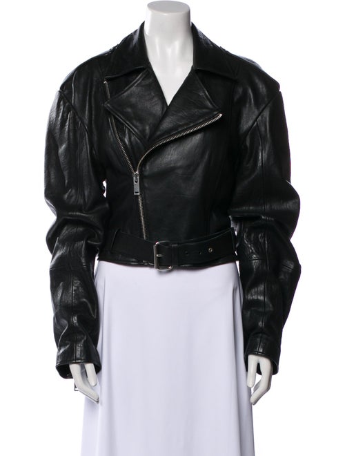Musier Paris Lamb Leather Biker Jacket