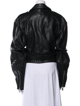 Musier Paris Lamb Leather Biker Jacket