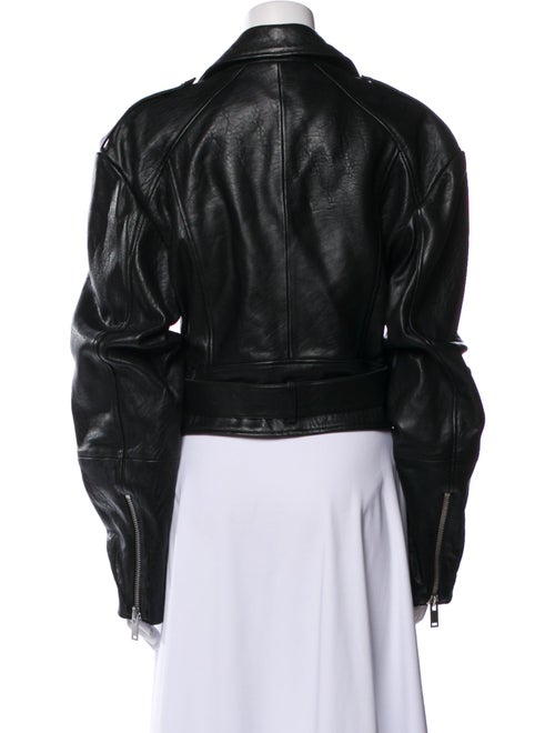Musier Paris Lamb Leather Biker Jacket