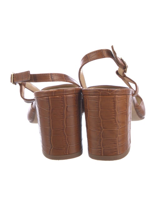 Musier Paris Leather Slingback Pumps