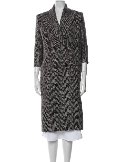 Musier Paris Wool Tweed Pattern Coat