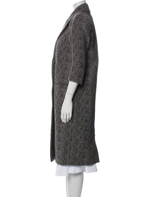 Musier Paris Wool Tweed Pattern Coat