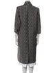 Musier Paris Wool Tweed Pattern Coat