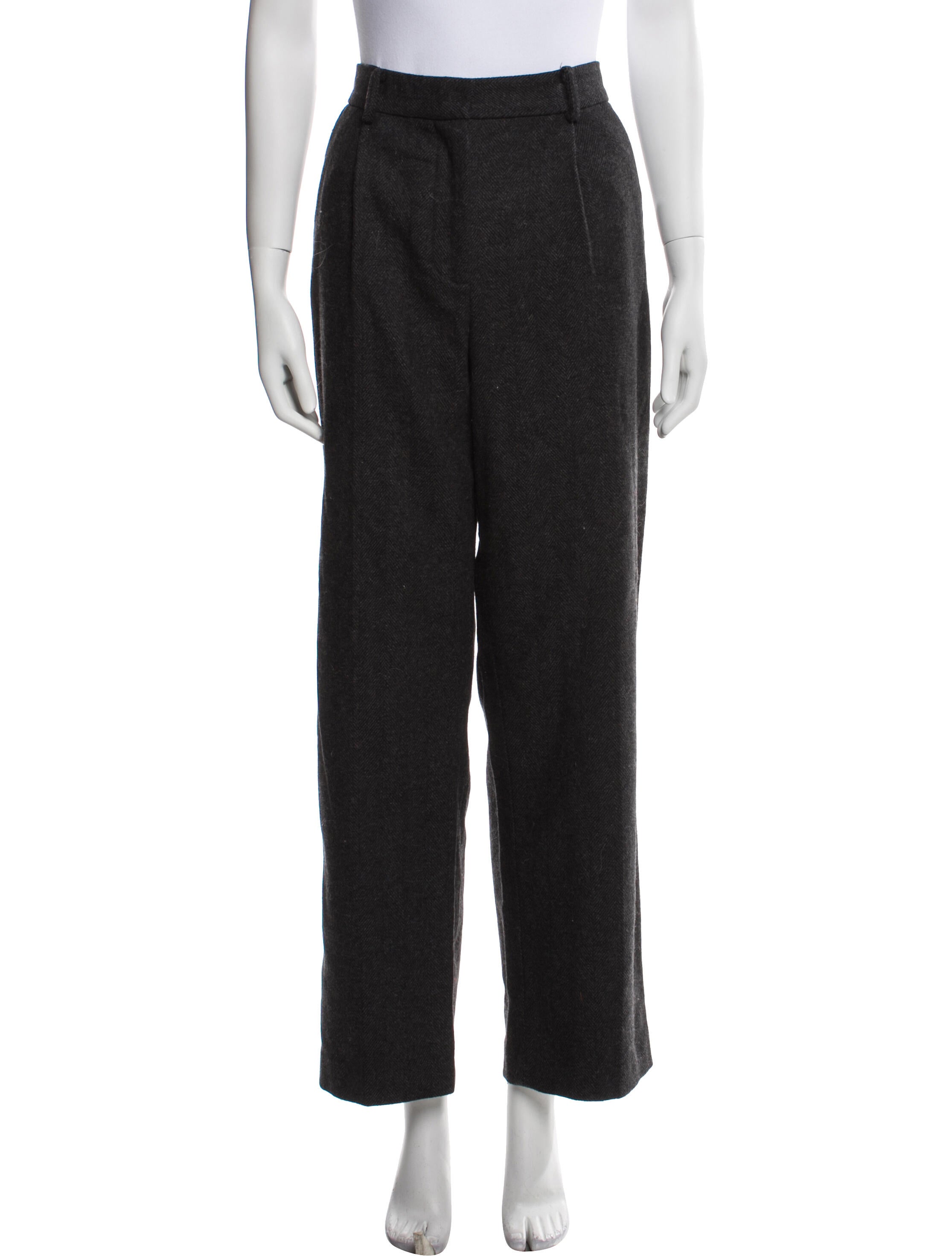 Musier Paris Wool Wide Leg Pants