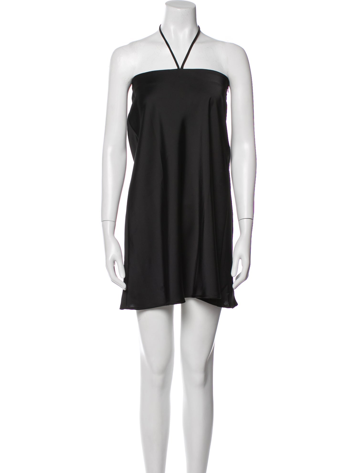 Musier Paris Halterneck Knee-Length Dress