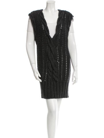 McQ by Alexander McQueen Sweater Mini Dress
