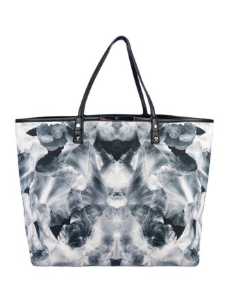 McQ Alexander McQueen Printed Canvas Tote