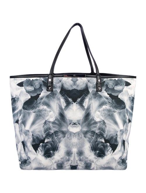 McQ Alexander McQueen Printed Canvas Tote