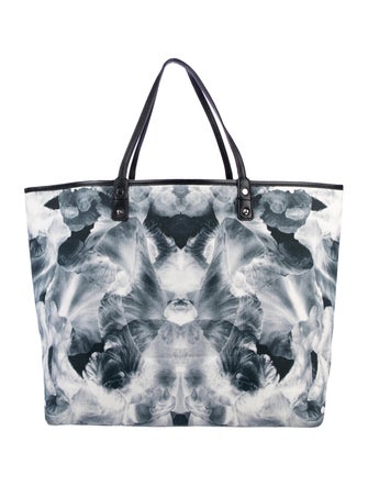 McQ Alexander McQueen Printed Canvas Tote