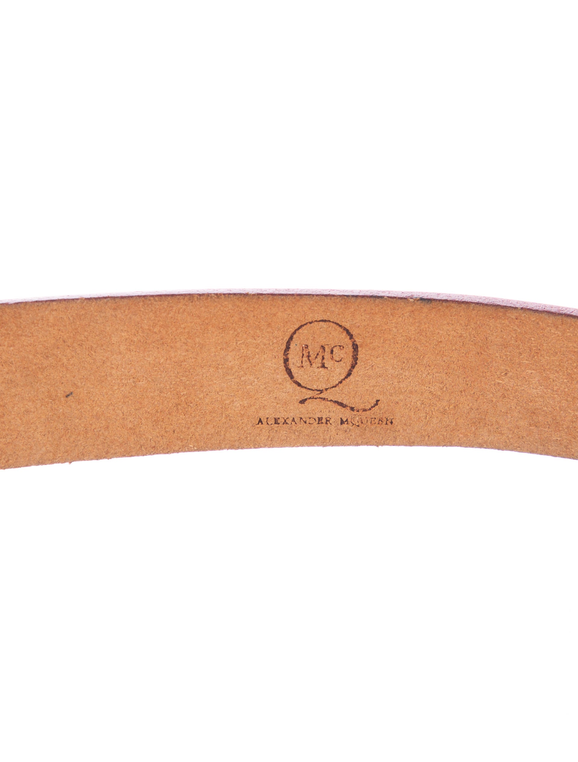 小物 archive Alexander McQUEEN belt jester McQ Alexander McQueen Clown Leather Belt - Red Belts, Accessories