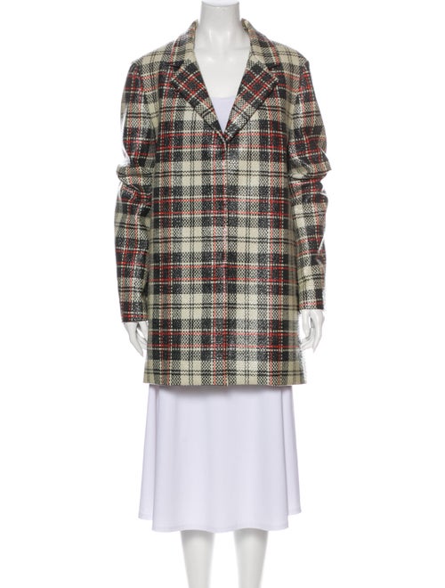 McQ Alexander McQueen Plaid Print Coat