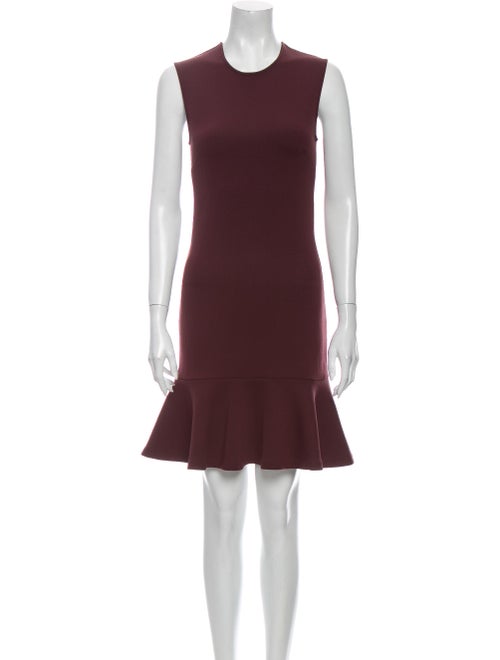 McQ Alexander McQueen Crew Neck Mini Dress