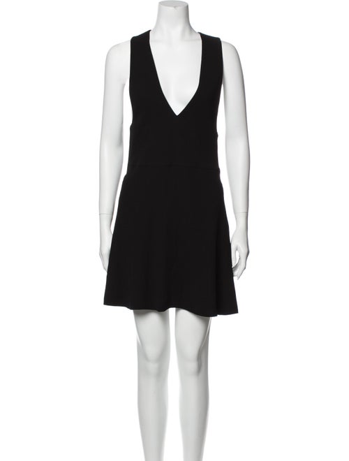 McQ Alexander McQueen Skater Dress Mini Dress Blac