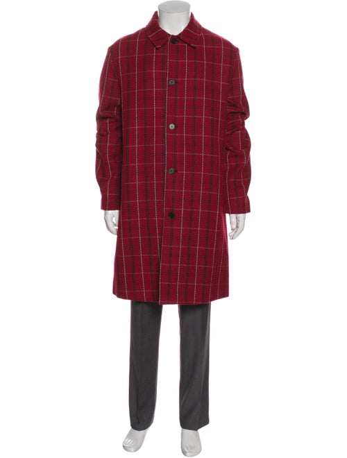 McQ Alexander McQueen 2019 Plaid Print Overcoat w/