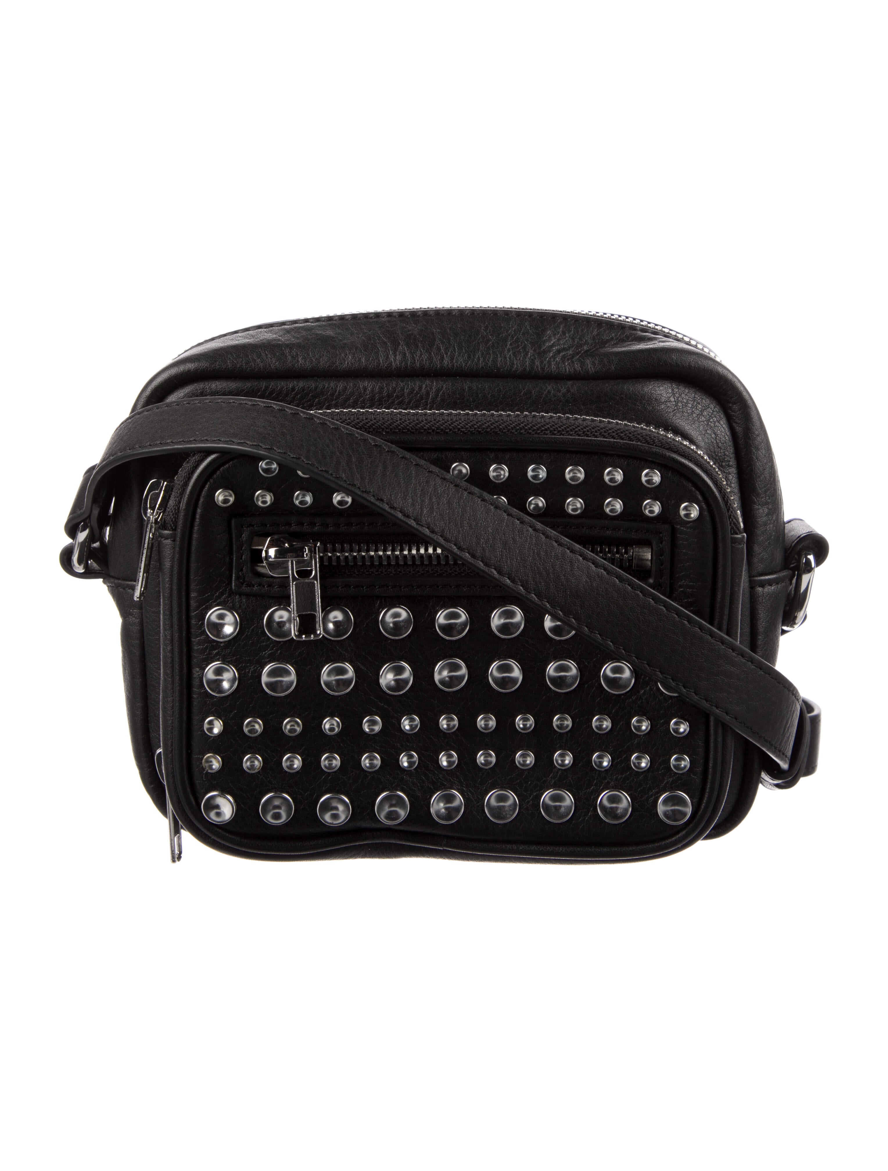 McQ Alexander McQueen Studded Crossbody bag Black Shoulder Bags