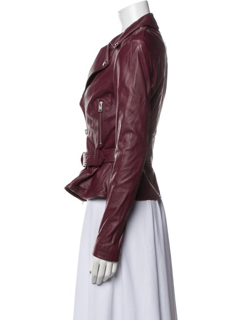 McQ Alexander McQueen 2013 Lamb Leather Biker Jacket