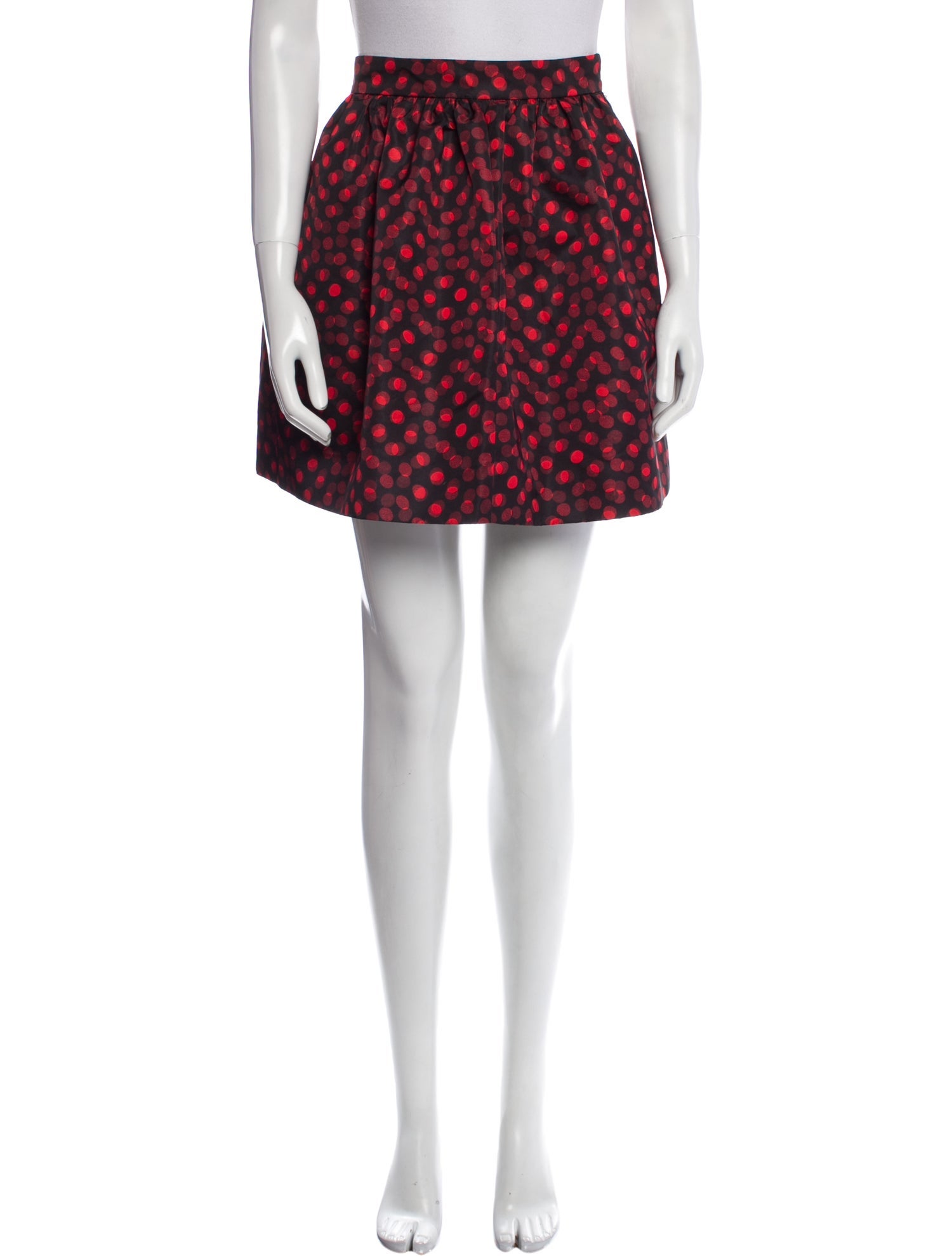 McQ Swallow Polka Dot Print Mini Skirt w/ Tags