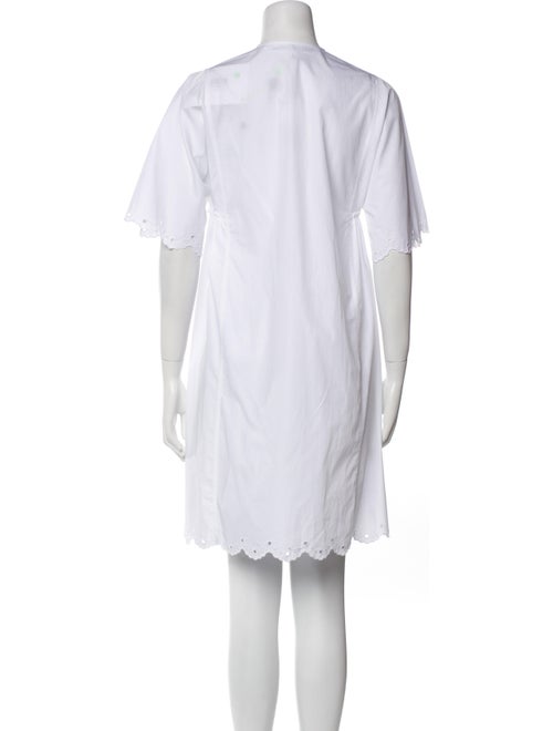 McQ Alexander McQueen Tie Neck Mini Dress