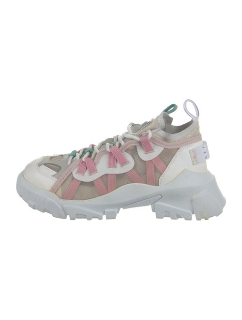 McQ Alexander McQueen Leather Printed Chunky Sneakers