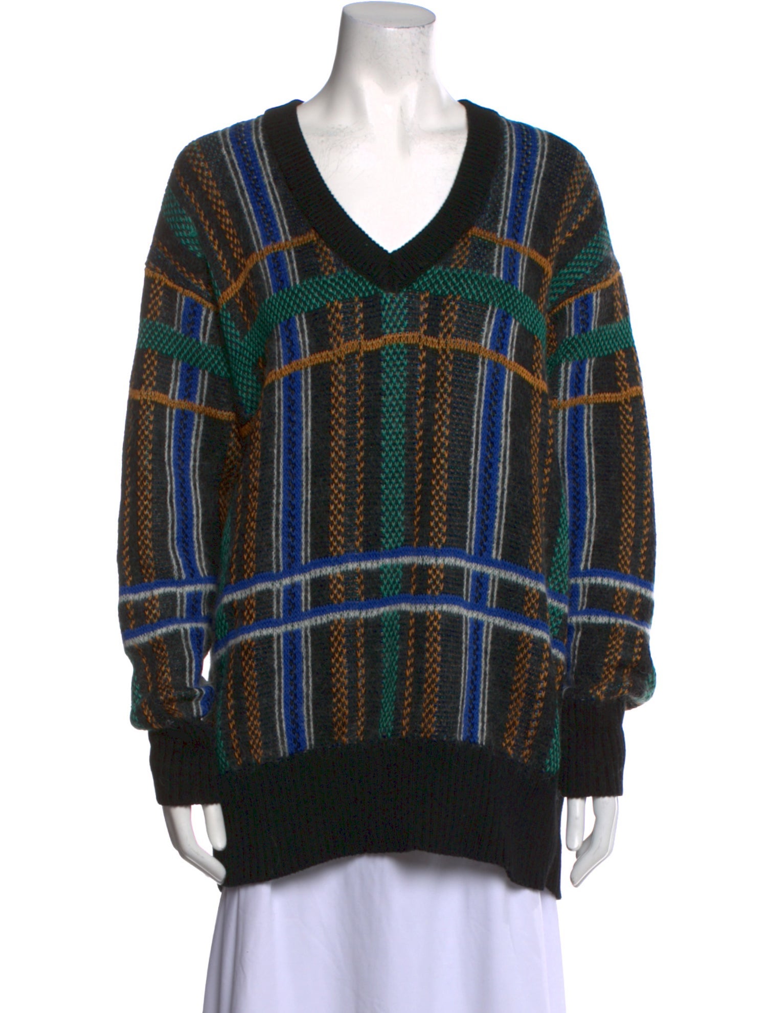 McQ Alexander McQueen 2019 Plaid Print Sweater