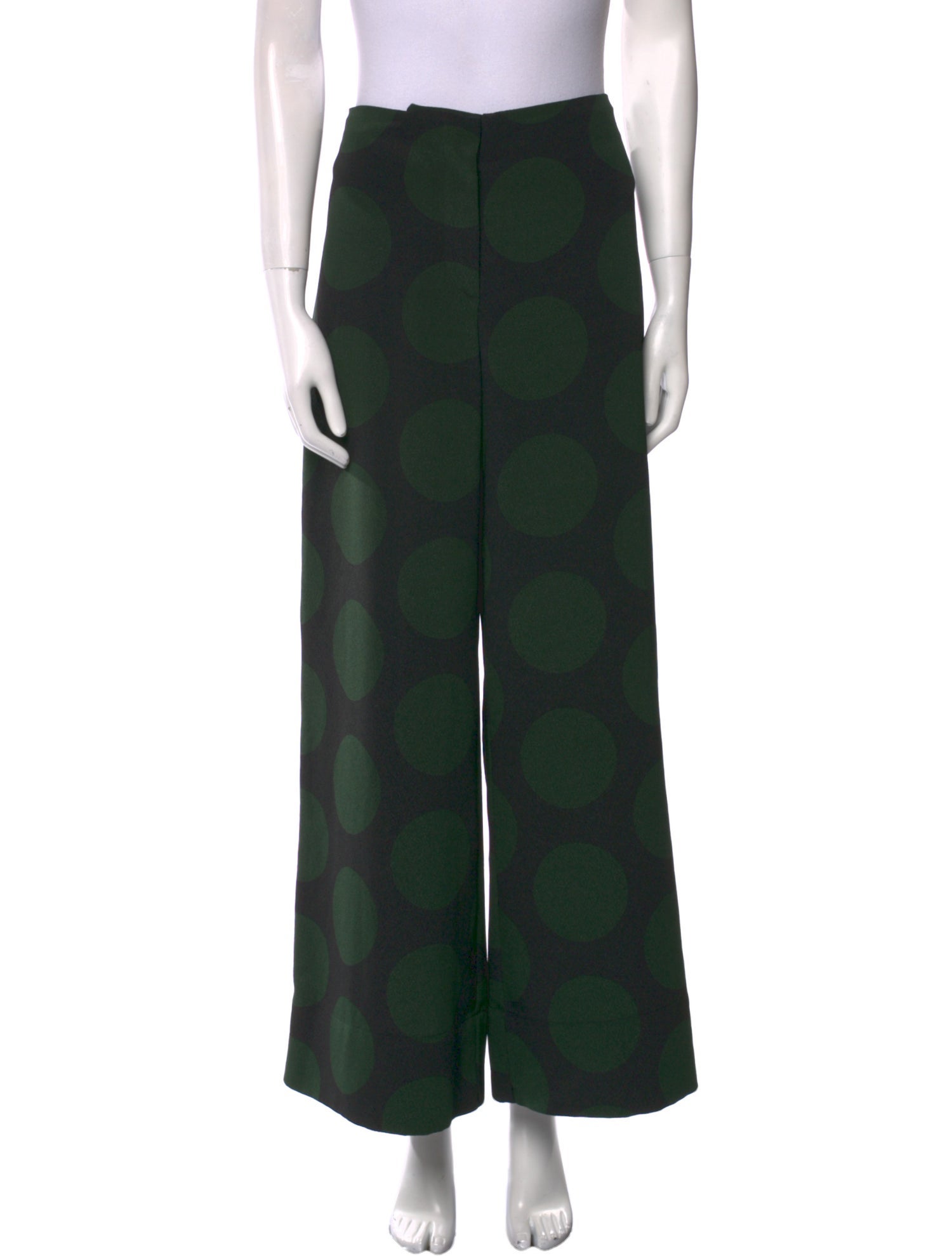 McQ Alexander McQueen Printed Wide Leg Pants
