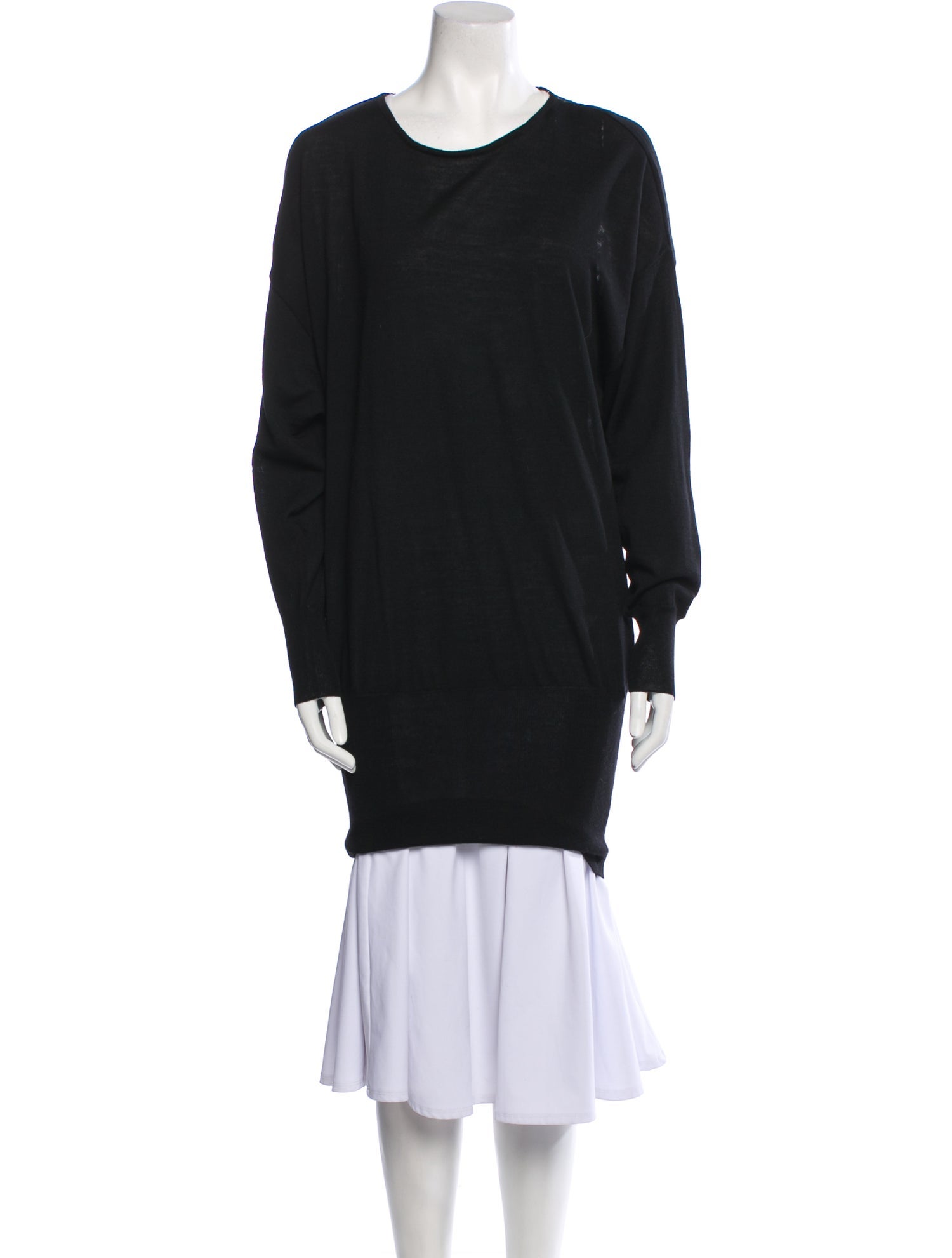 McQ Alexander McQueen Virgin Wool Scoop Neck Sweater