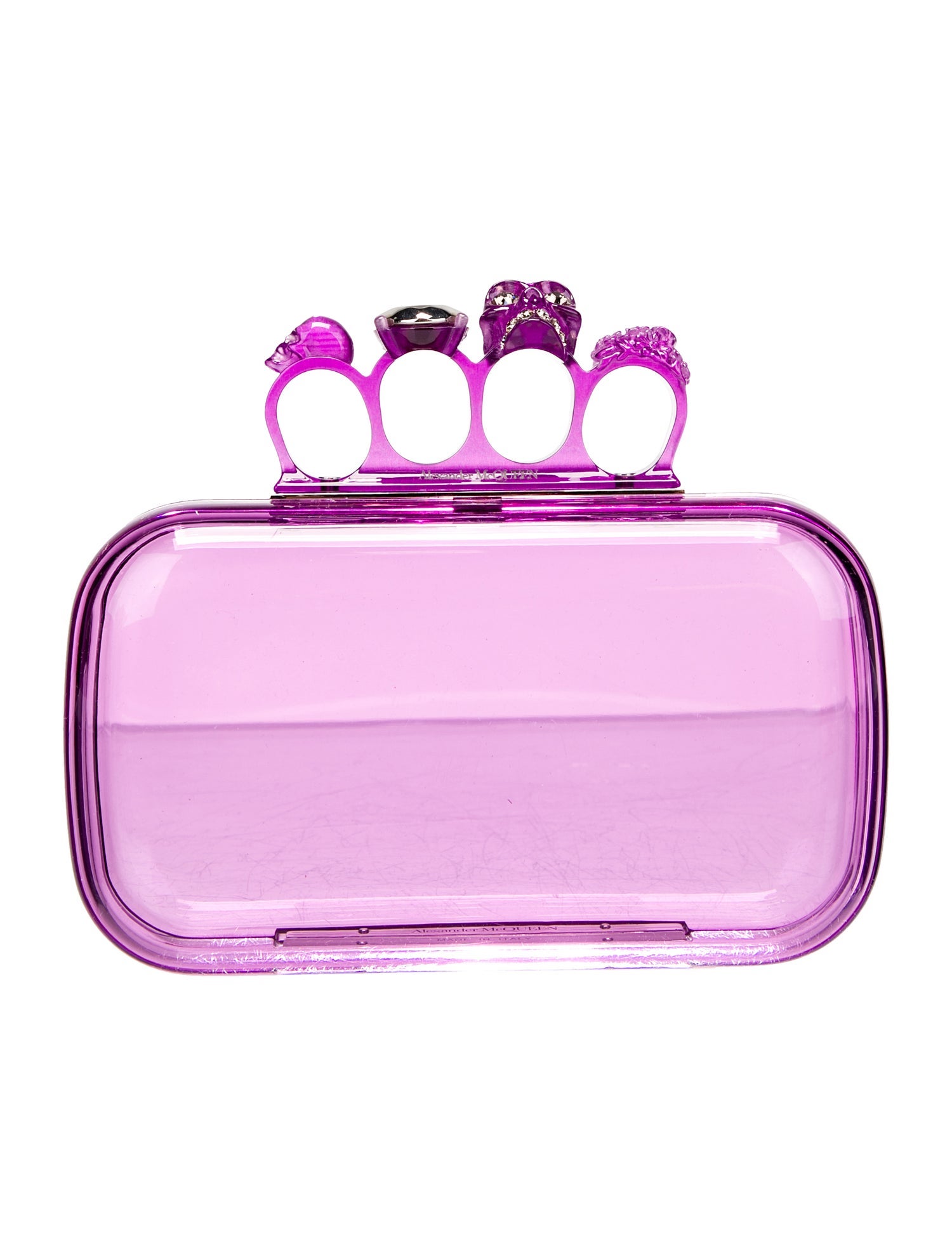 McQ Alexander McQueen Acrylic Top Handle Bag