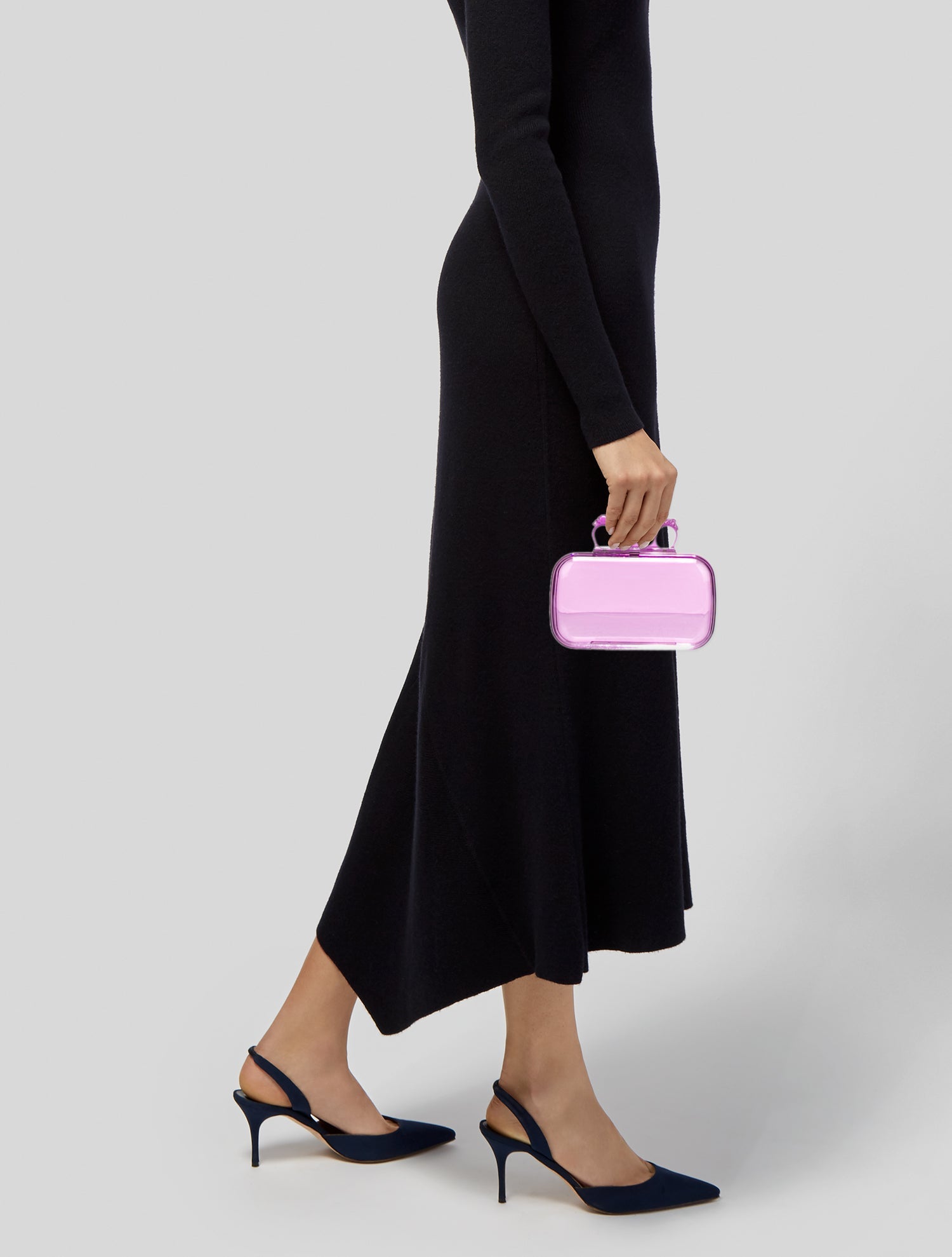 McQ Alexander McQueen Acrylic Top Handle Bag