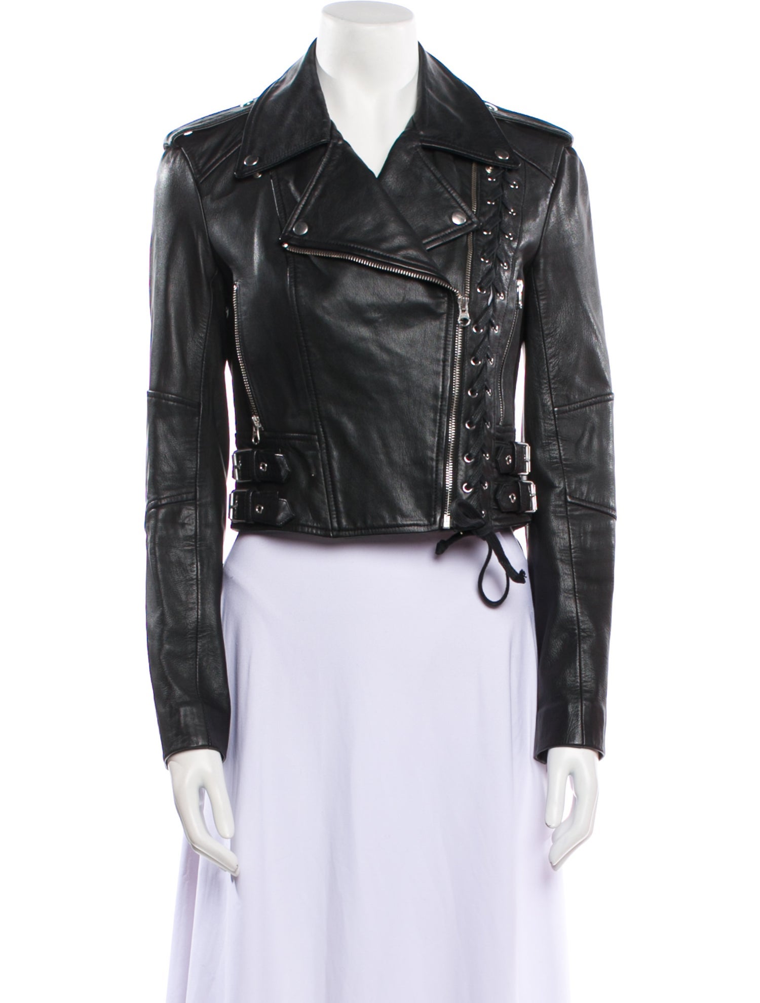 McQ Alexander McQueen Leather Biker Jacket