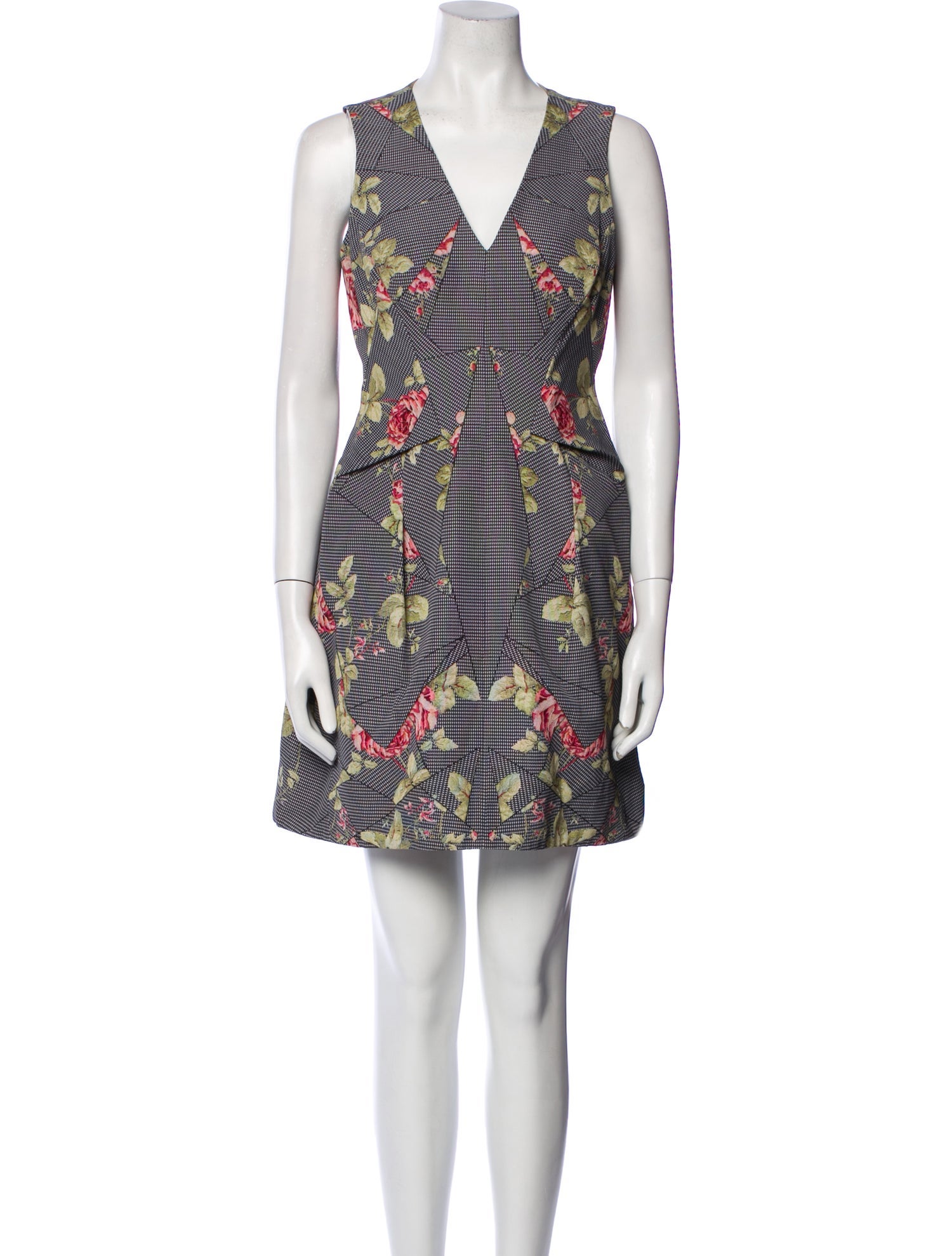 McQ Alexander McQueen Printed Mini Dress