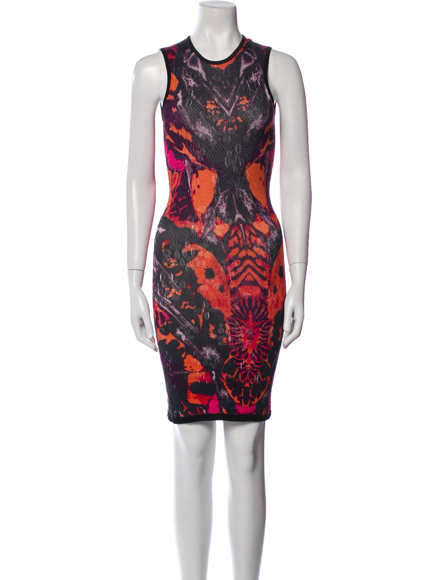 McQ Alexander McQueen Printed Mini Dress