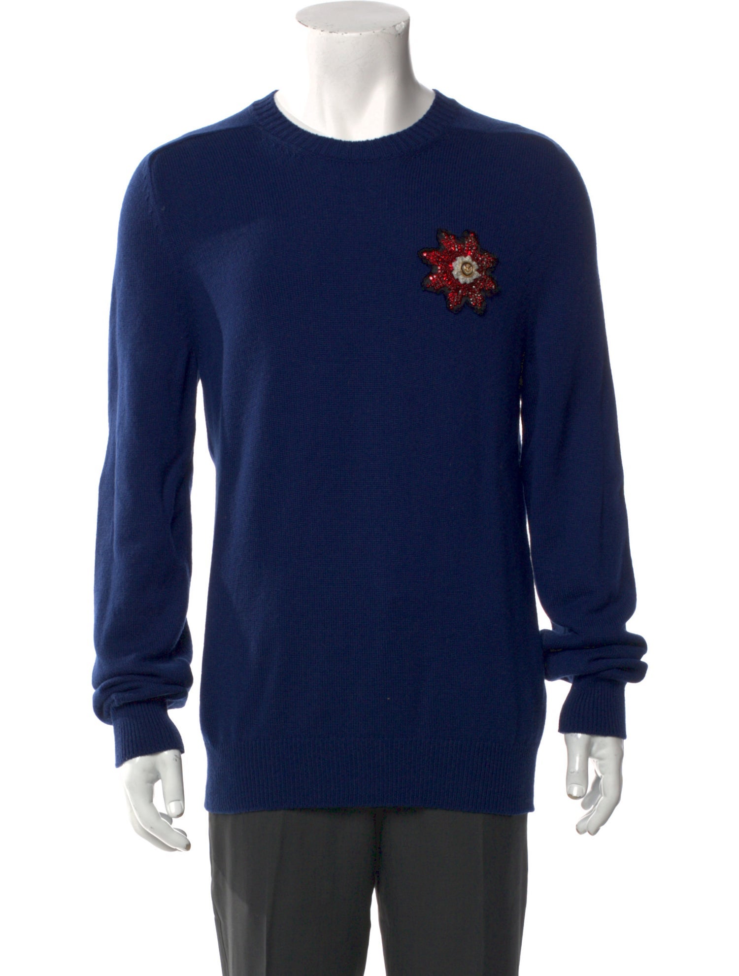 McQ Alexander McQueen Skull Cashmere Pullover