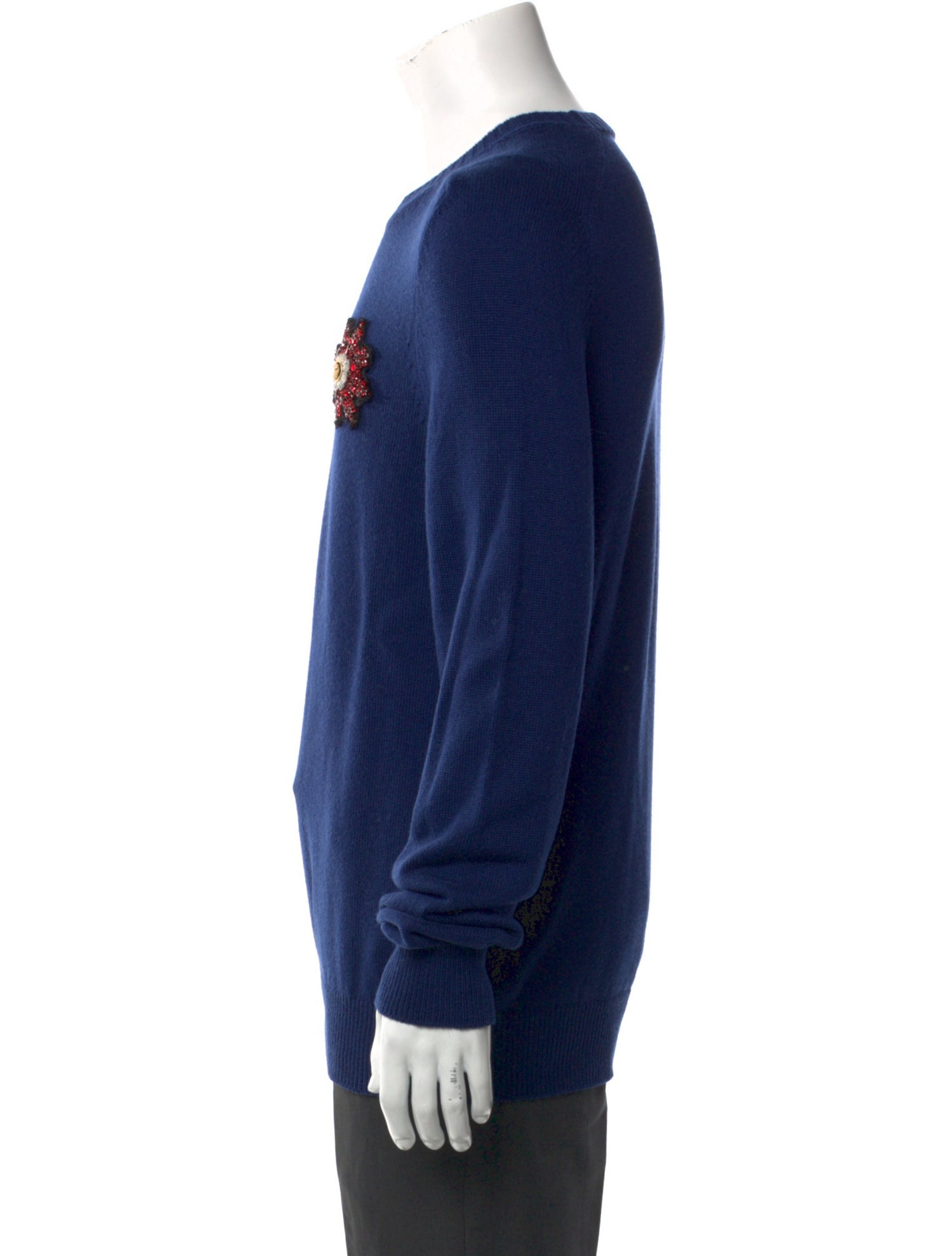 McQ Alexander McQueen Skull Cashmere Pullover