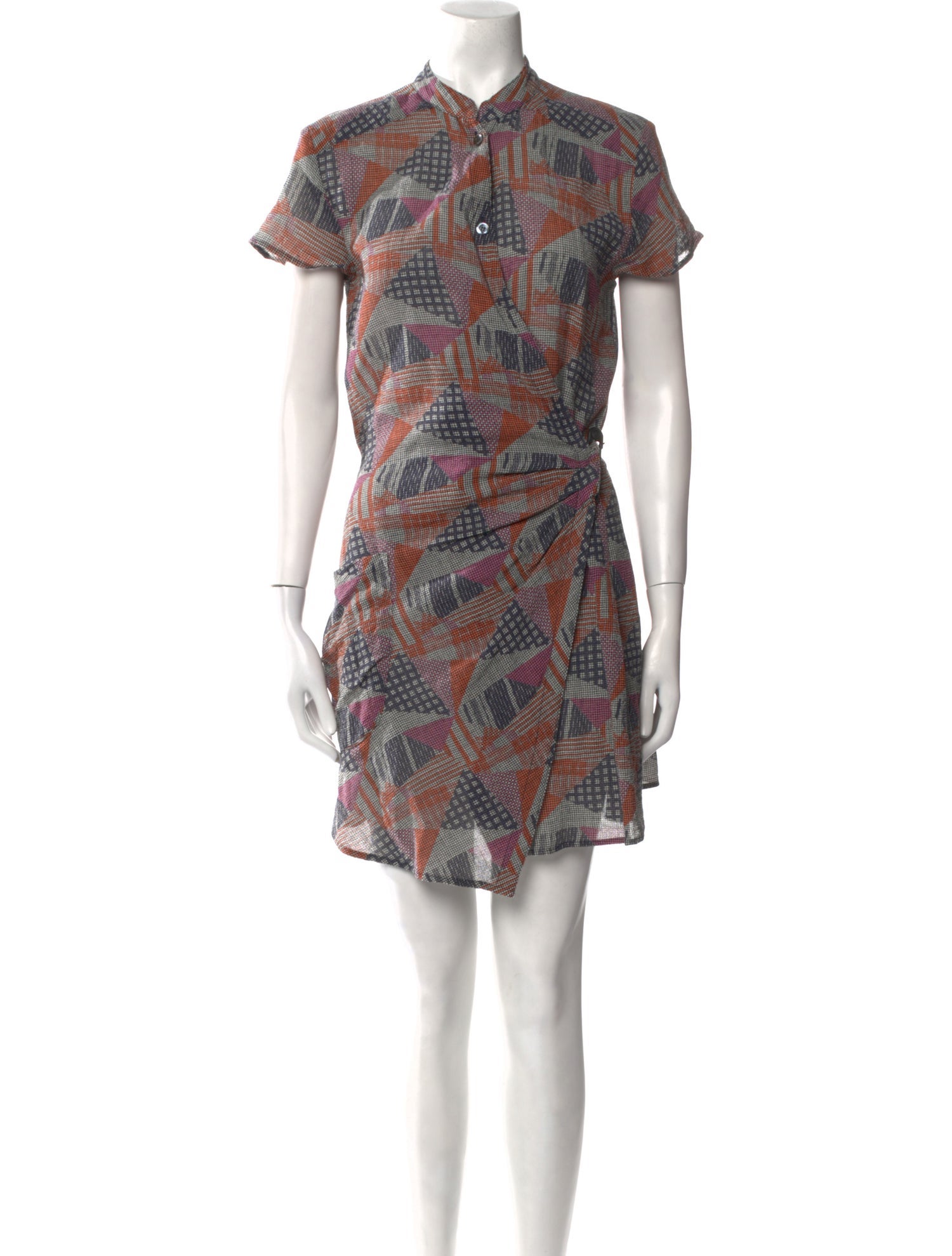 McQ Alexander McQueen Printed Mini Dress