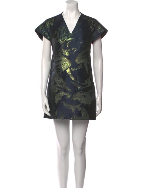 McQ Alexander McQueen Printed Mini Dress